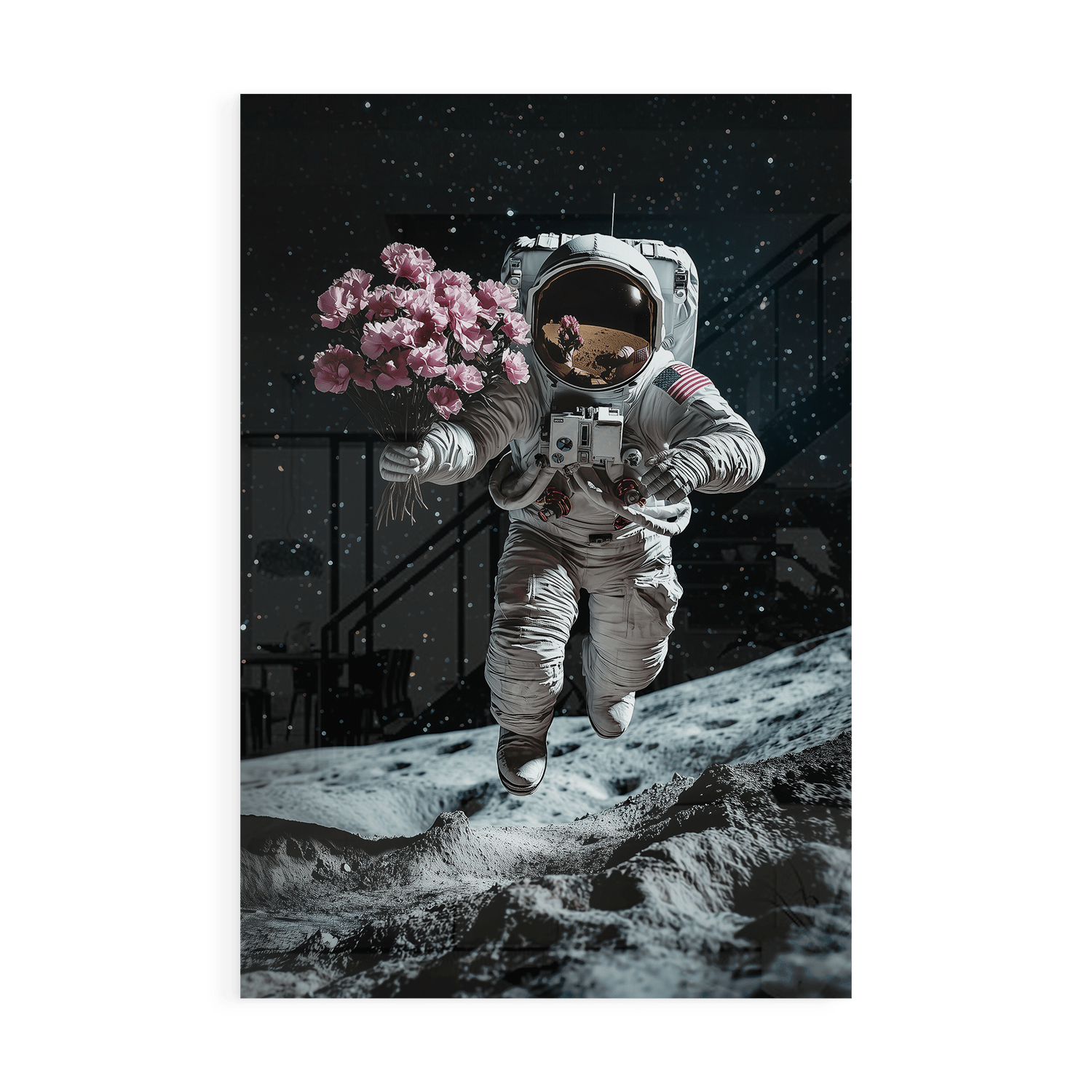 MOONLIGHT BOUQUET*Plexiglas*40x60*Plexiglas*Kunstwerk*Masculina.nl