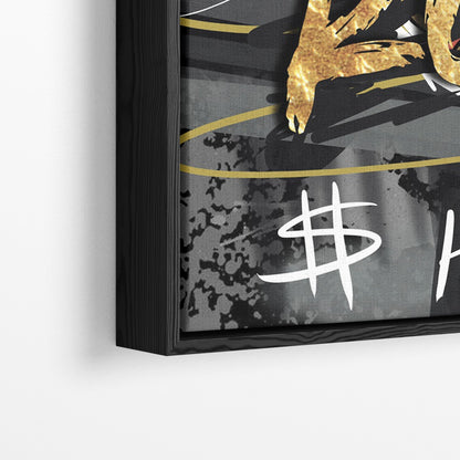 MY MONEY MY RULES*Canvas*40x60*Baklijst*Kunstwerk*Masculina.nl