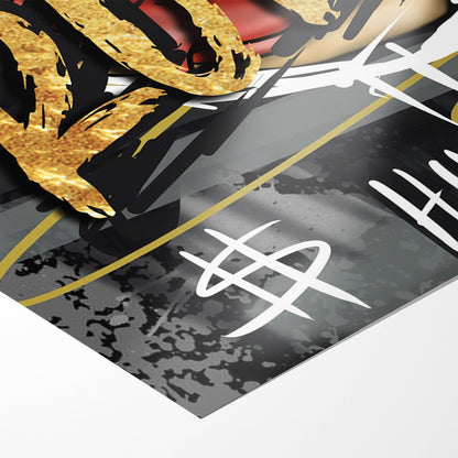 MY MONEY MY RULES*Papier*40x60*Papier*Kunstwerk*Masculina.nl
