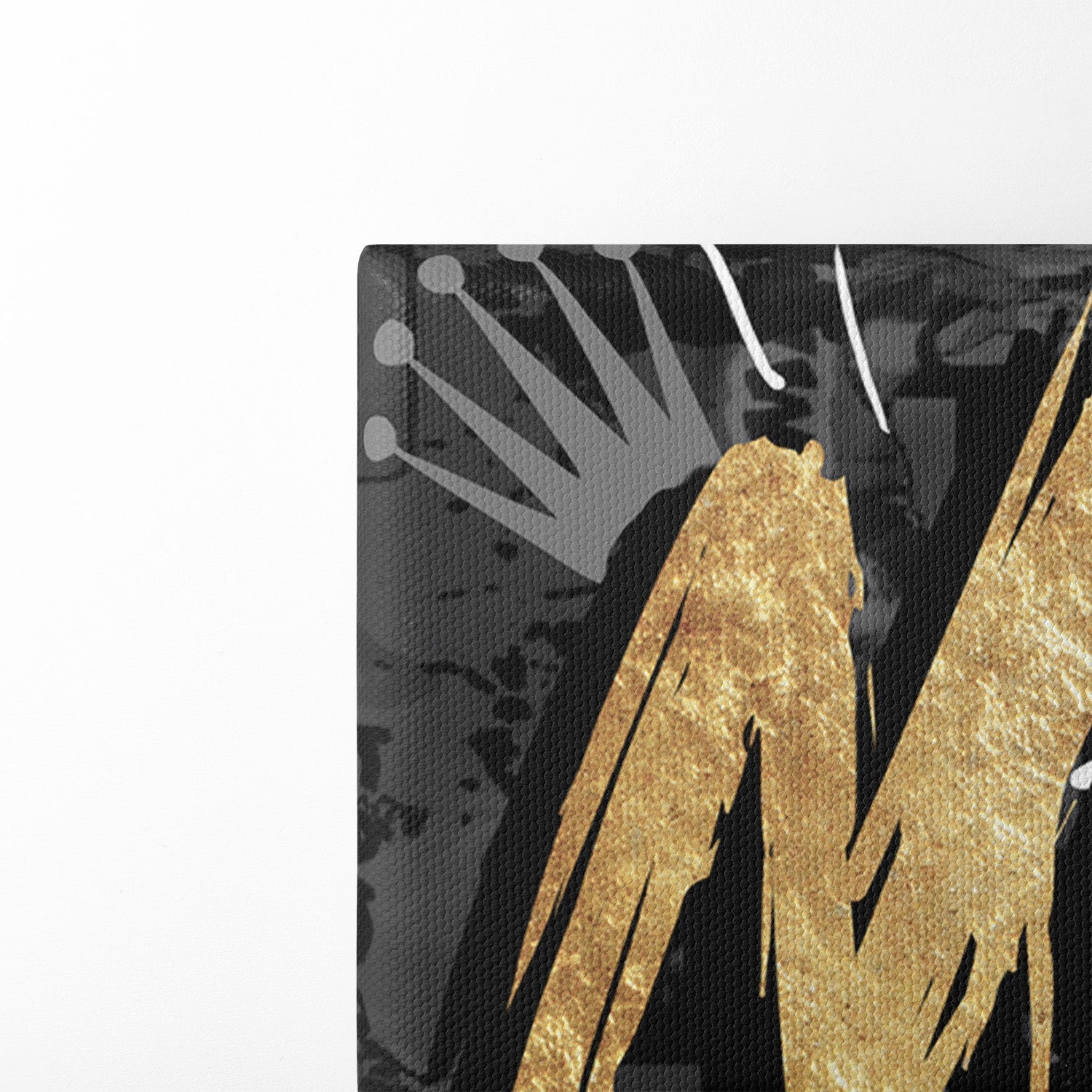 NO LUCK ALL HU$TLE*Canvas*40x60*Canvas*Kunstwerk*Masculina.nl