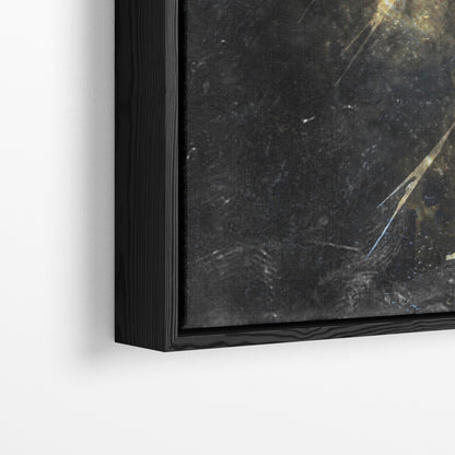 NO RISK NO ROLEX - GOLD*Canvas*40x60 cm*Baklijst*Kunstwerk*Masculina.nl