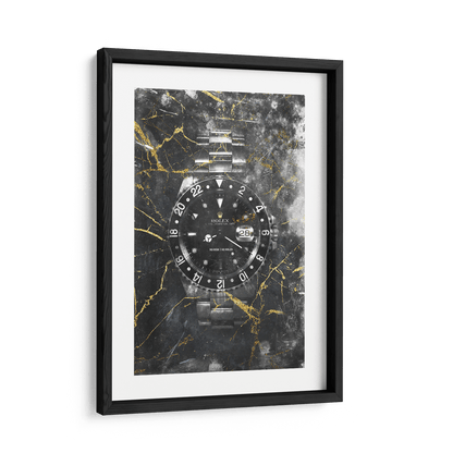 NO RISK NO ROLEX - MARBLE*Papier*40x60 cm*Papier*Kunstwerk*Masculina.nl