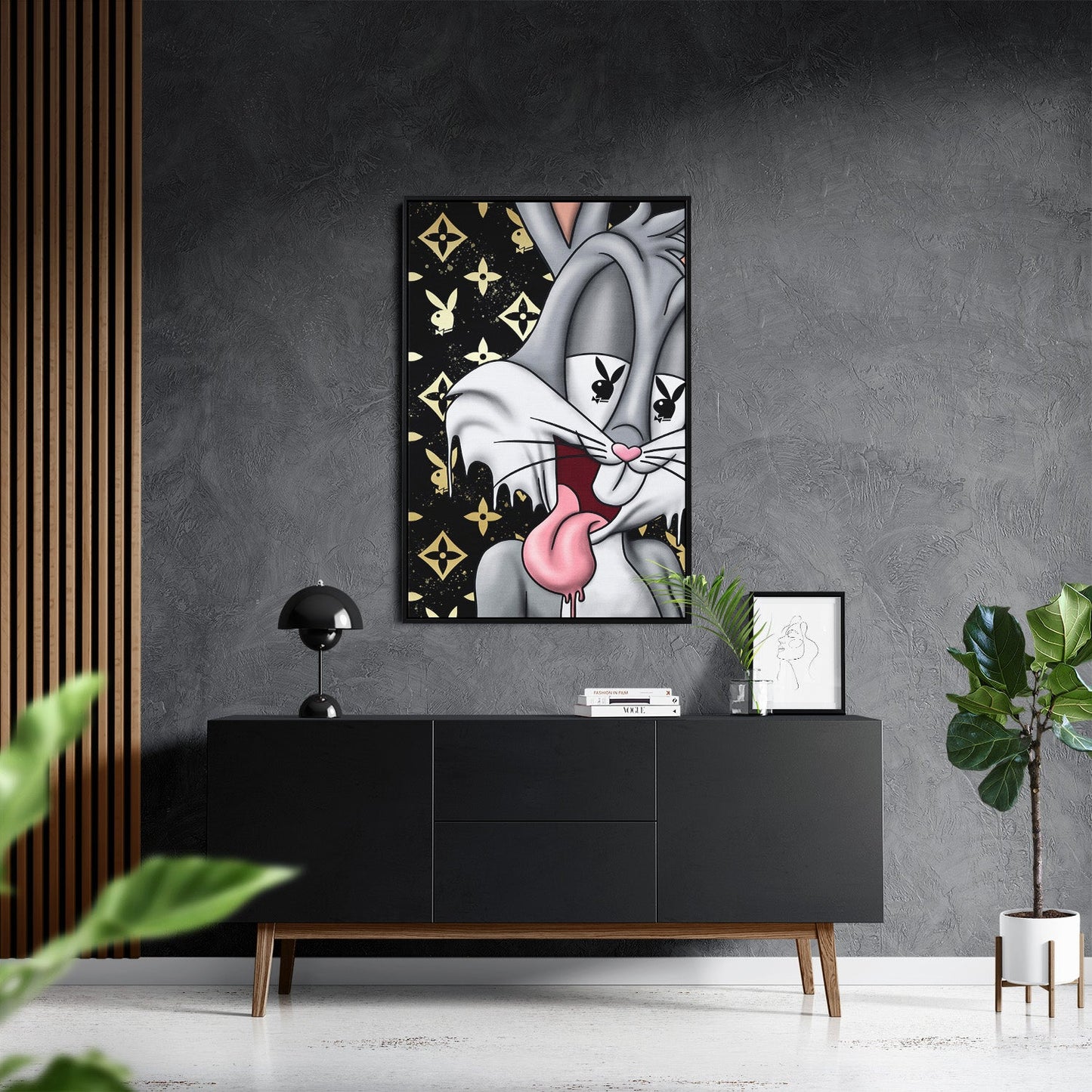 PLAYBOY BUNNY*Canvas*40x60 cm*Baklijst*Kunstwerk*Masculina.nl