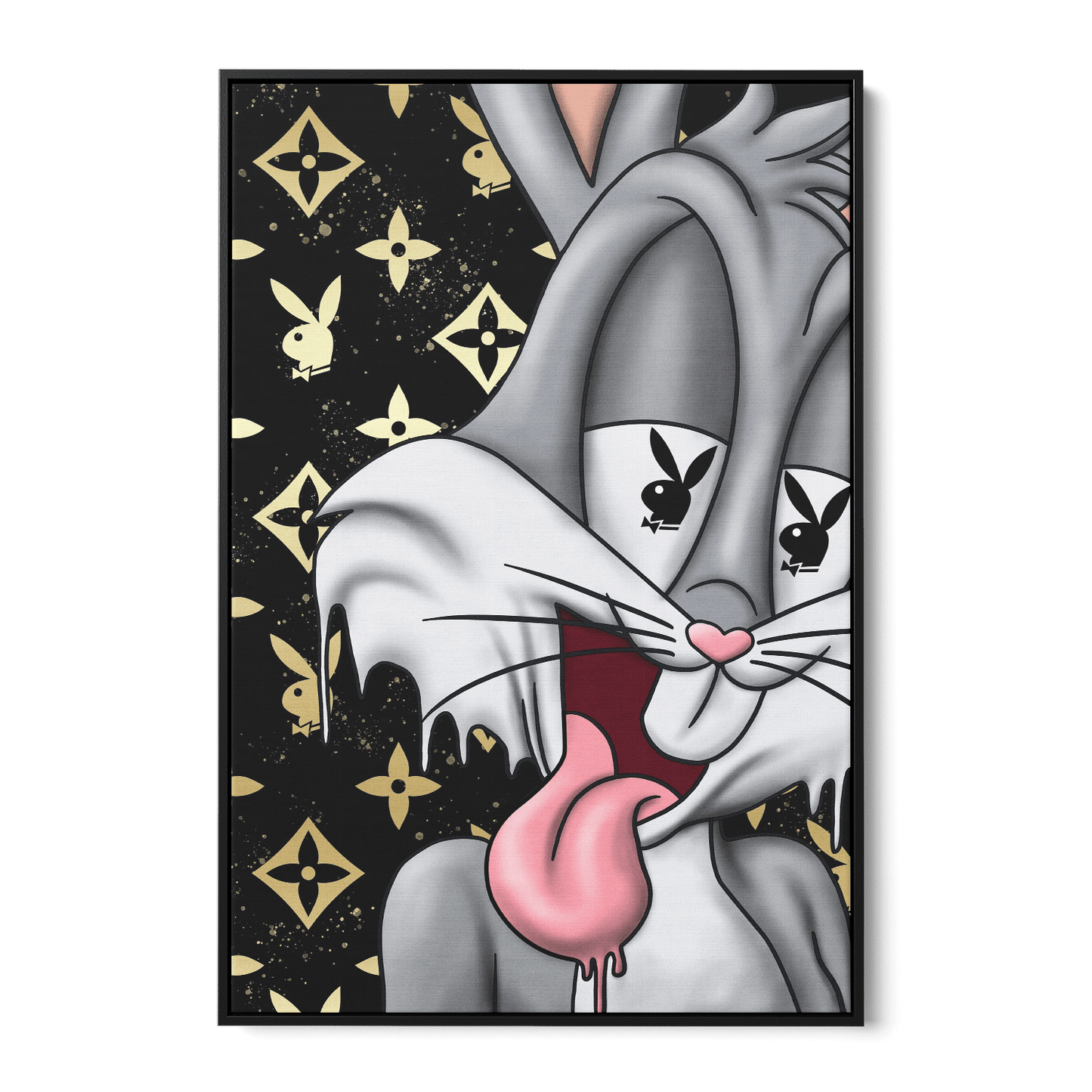 PLAYBOY BUNNY*Canvas*40x60 cm*Baklijst*Kunstwerk*Masculina.nl