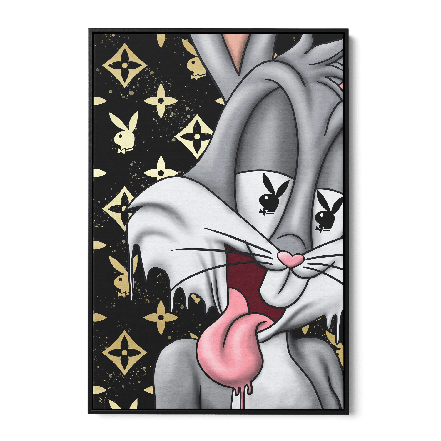 PLAYBOY BUNNY*Canvas*40x60 cm*Baklijst*Kunstwerk*Masculina.nl