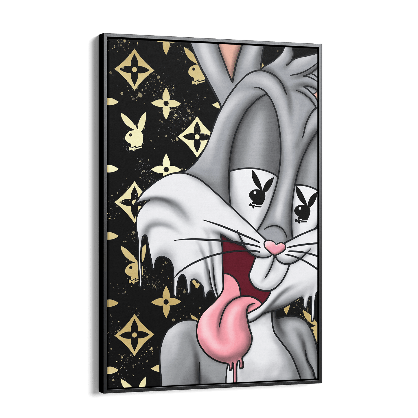 PLAYBOY BUNNY*Canvas*40x60 cm*Baklijst*Kunstwerk*Masculina.nl
