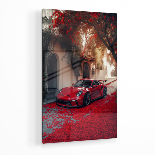 PORSCHE 992 GT3 RS x RED LEAVES