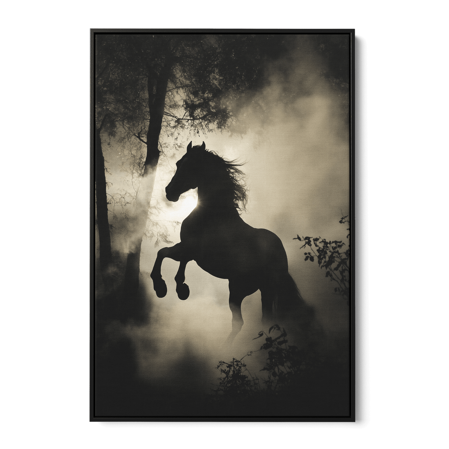 REARING IN THE WILD*Canvas*40x60*Baklijst*Kunstwerk*Masculina.nl
