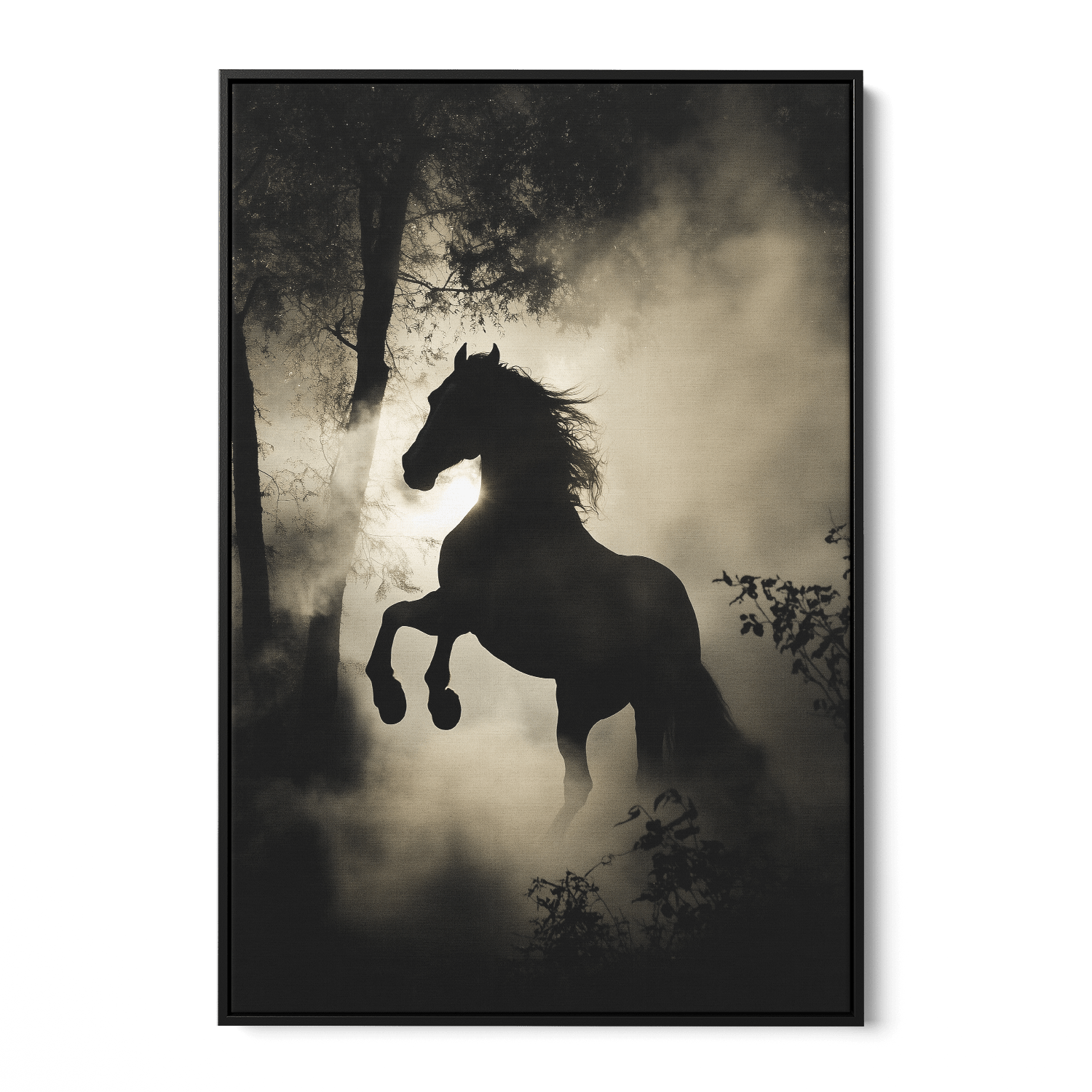 REARING IN THE WILD*Canvas*40x60*Baklijst*Kunstwerk*Masculina.nl