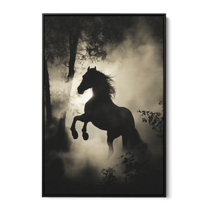 REARING IN THE WILD*Canvas*40x60*Baklijst*Kunstwerk*Masculina.nl