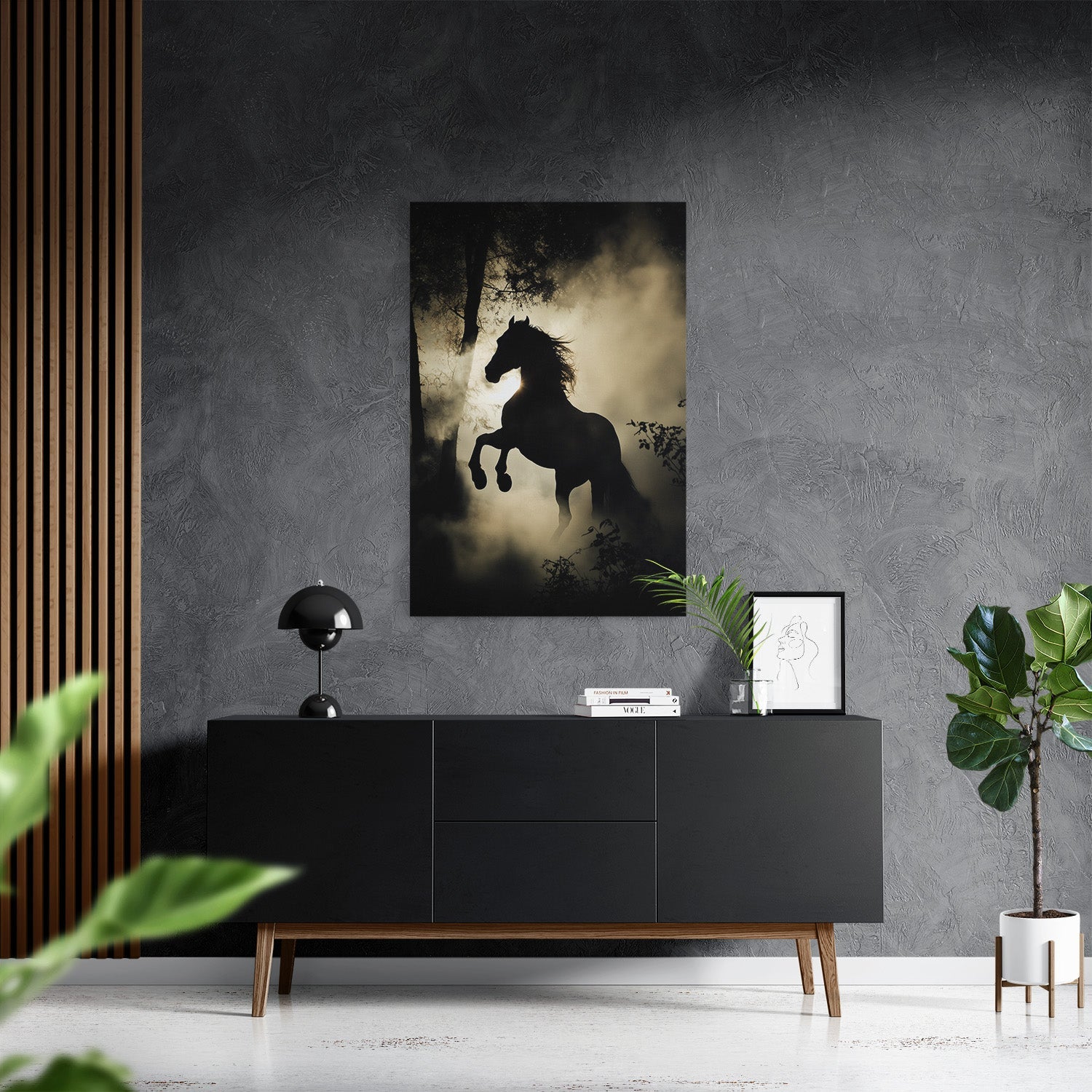 REARING IN THE WILD*Canvas*40x60*Canvas*Kunstwerk*Masculina.nl