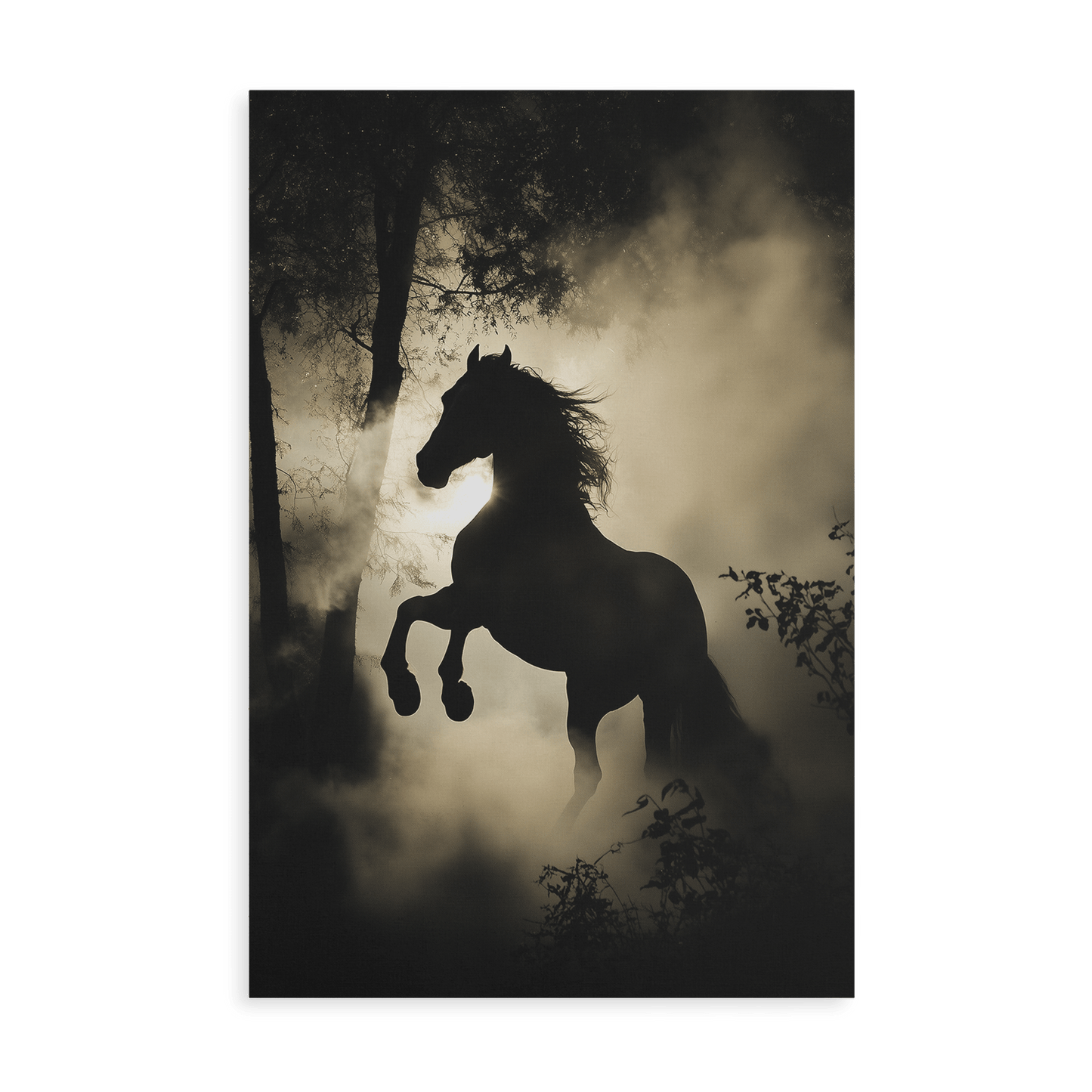 REARING IN THE WILD*Canvas*40x60*Canvas*Kunstwerk*Masculina.nl