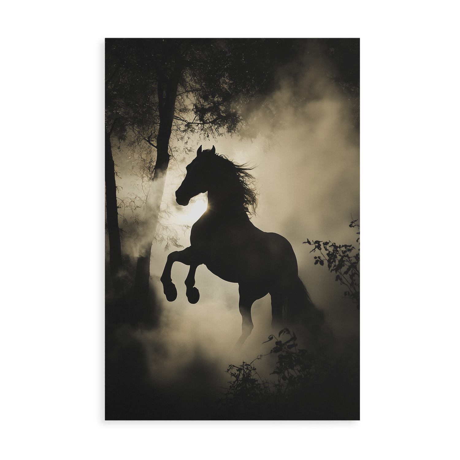 REARING IN THE WILD*Canvas*40x60*Canvas*Kunstwerk*Masculina.nl