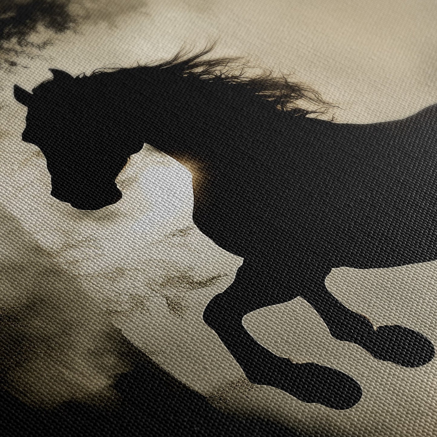 REARING IN THE WILD*Canvas*40x60*Canvas*Kunstwerk*Masculina.nl