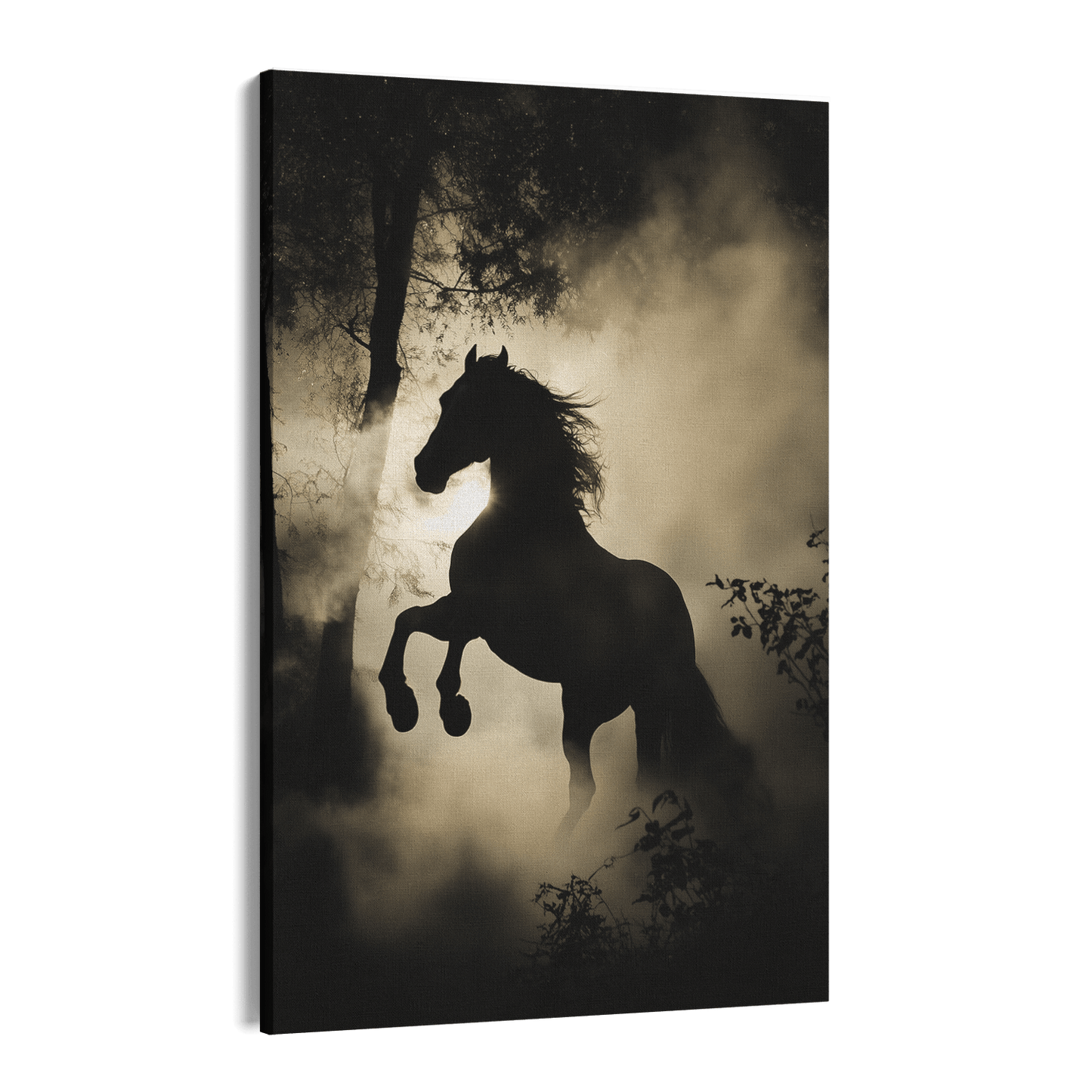 REARING IN THE WILD*Canvas*40x60*Canvas*Kunstwerk*Masculina.nl
