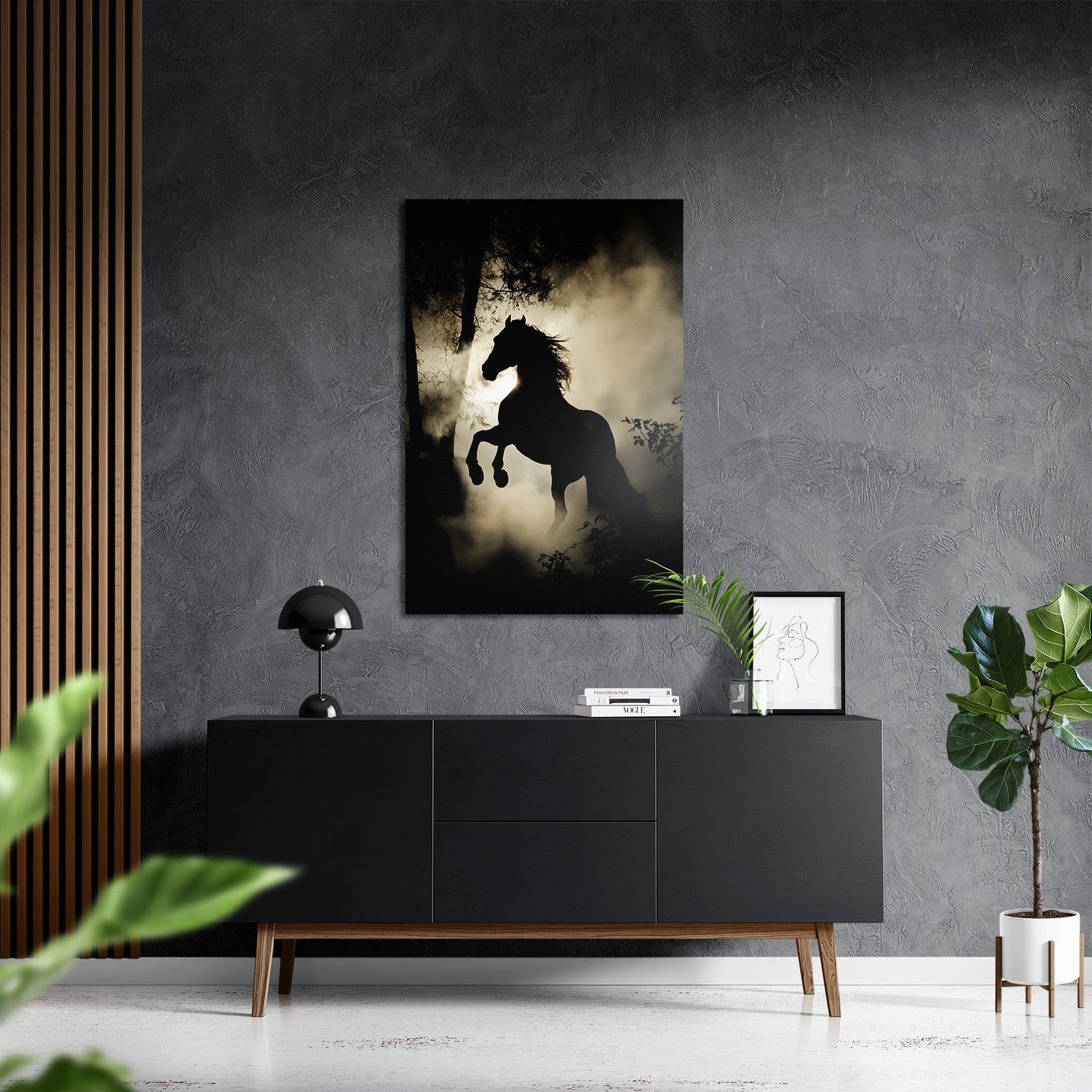 REARING IN THE WILD*Dibond*40x60*Dibond*Kunstwerk*Masculina.nl