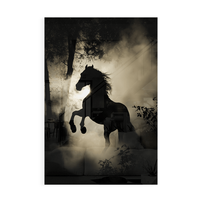 REARING IN THE WILD*Plexiglas*40x60*Plexiglas*Kunstwerk*Masculina.nl