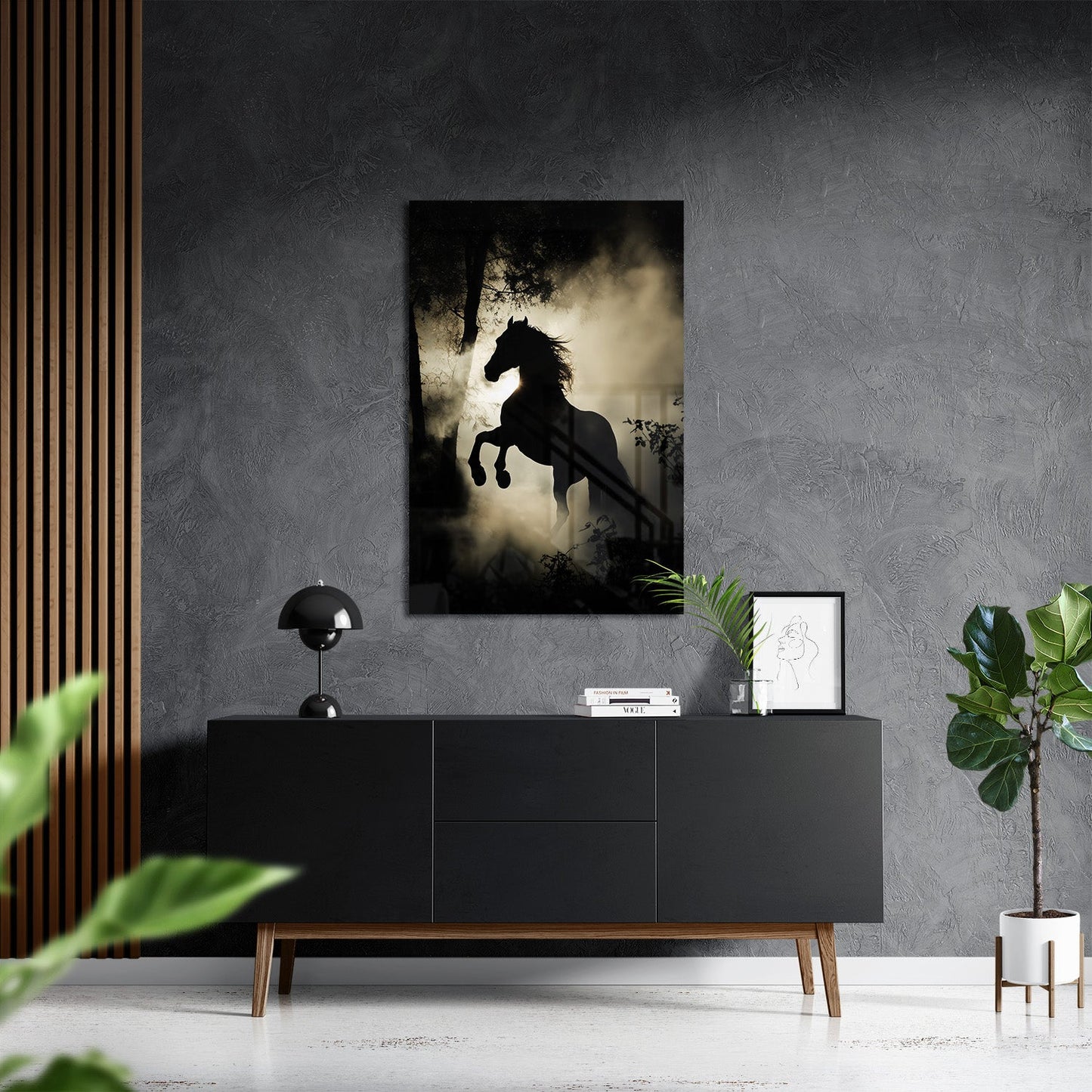REARING IN THE WILD*Plexiglas*40x60*Plexiglas*Kunstwerk*Masculina.nl