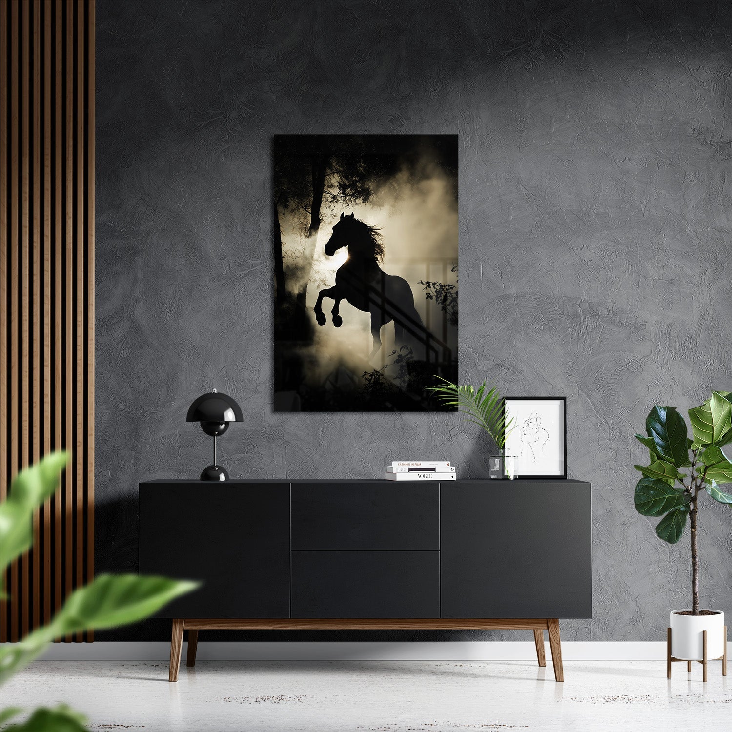 REARING IN THE WILD*Plexiglas*40x60*Plexiglas*Kunstwerk*Masculina.nl