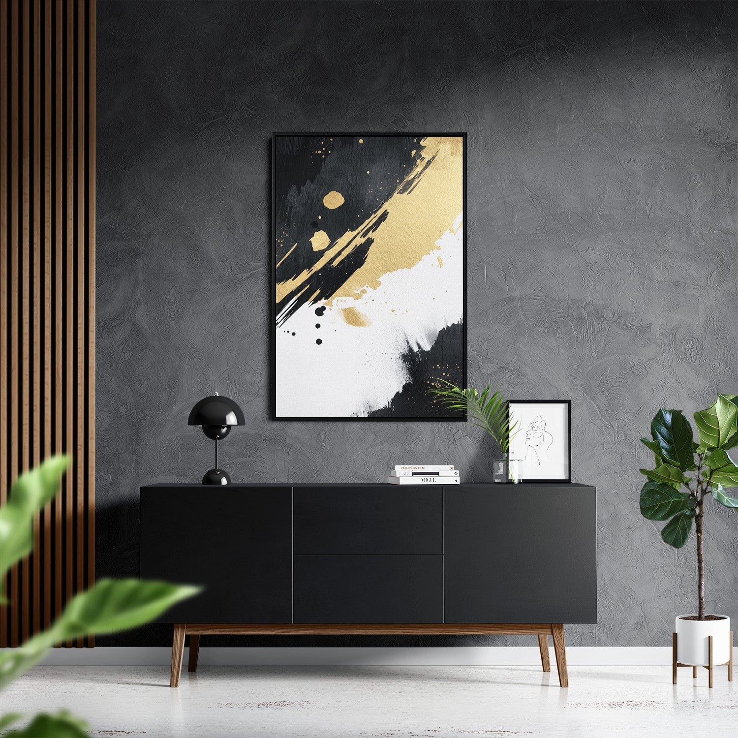 REFINED CHAOS*Canvas*40x60*Baklijst*Kunstwerk*Masculina.nl