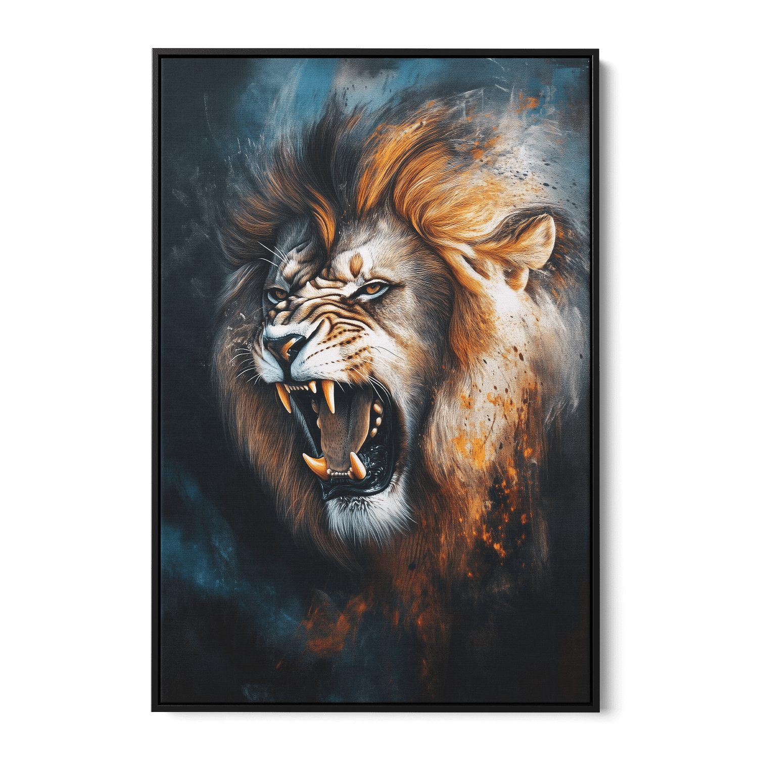 ROAR OF THE WILD*Canvas*40x60*Baklijst*Kunstwerk*Masculina.nl