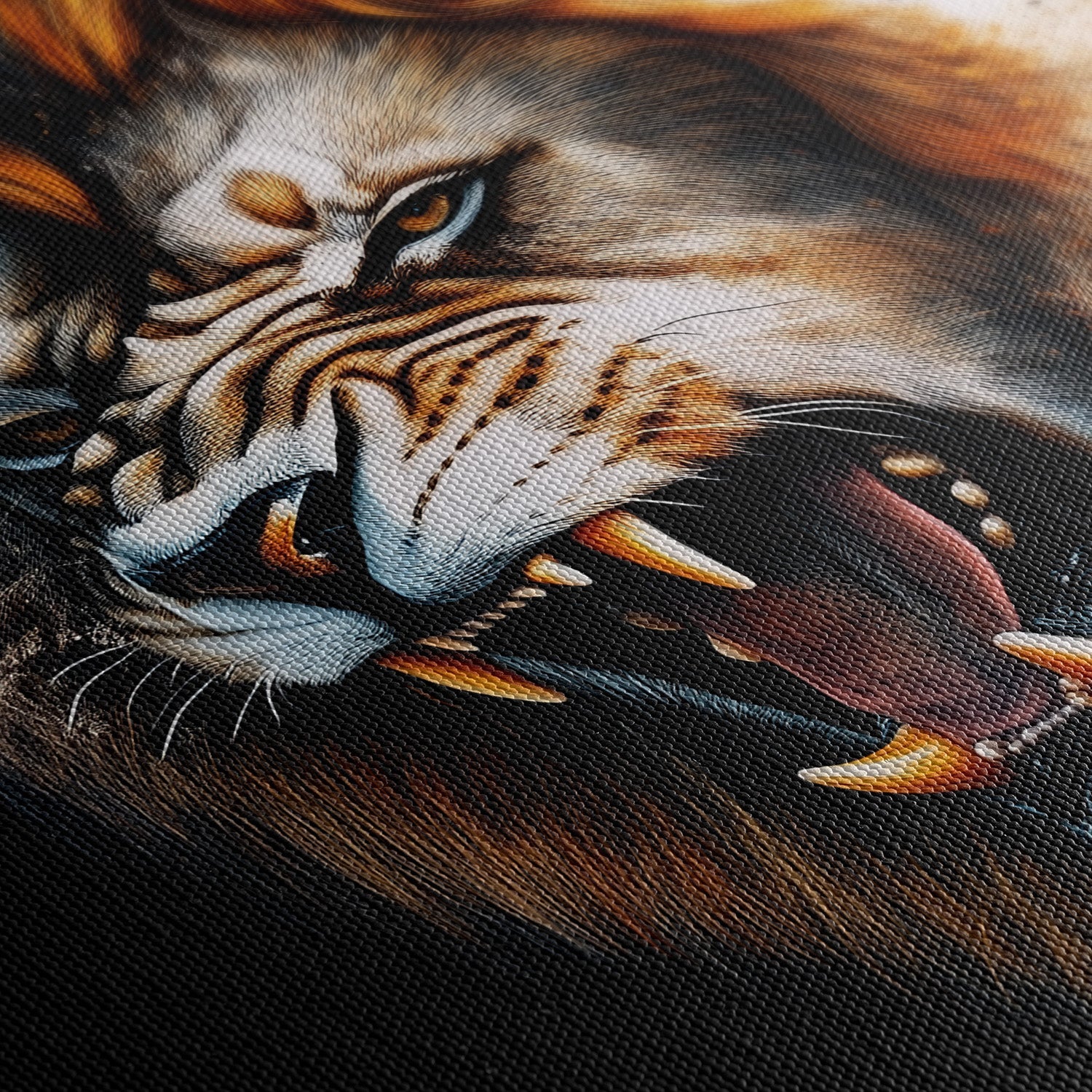 ROAR OF THE WILD*Canvas*40x60*Canvas*Kunstwerk*Masculina.nl