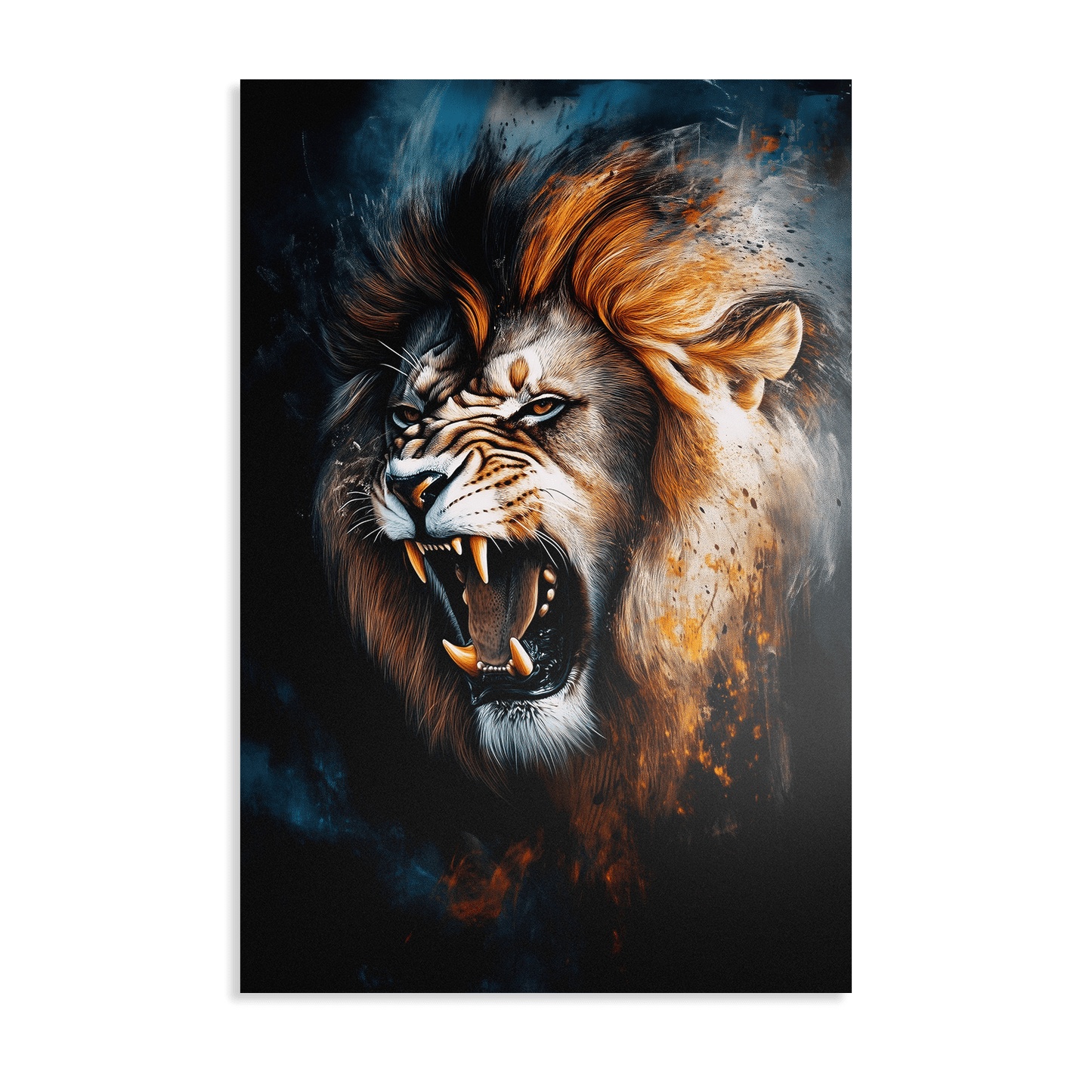 ROAR OF THE WILD*Dibond*40x60*Dibond*Kunstwerk*Masculina.nl
