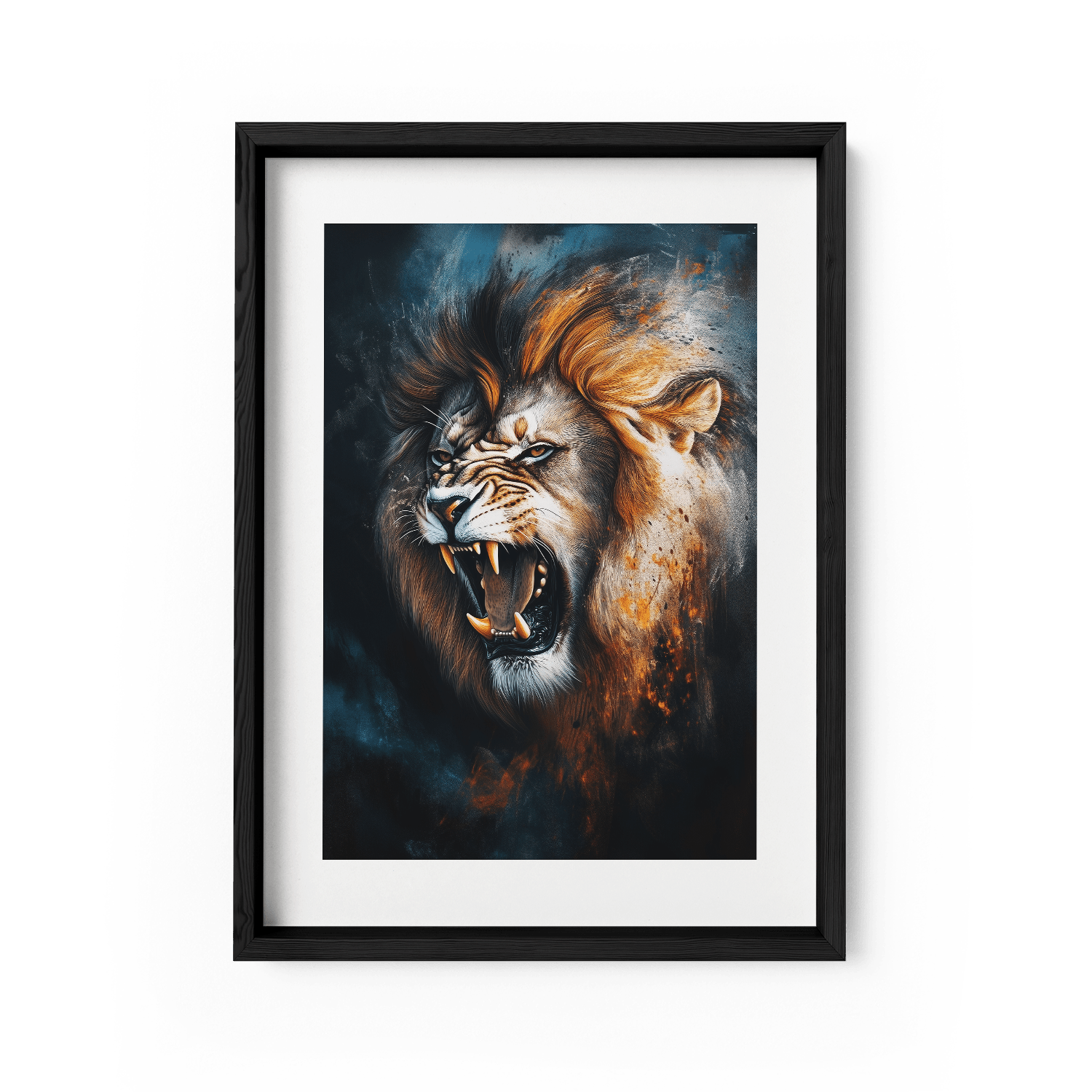 ROAR OF THE WILD*Papier*40x60*Papier*Kunstwerk*Masculina.nl