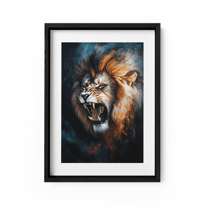 ROAR OF THE WILD*Papier*40x60*Papier*Kunstwerk*Masculina.nl