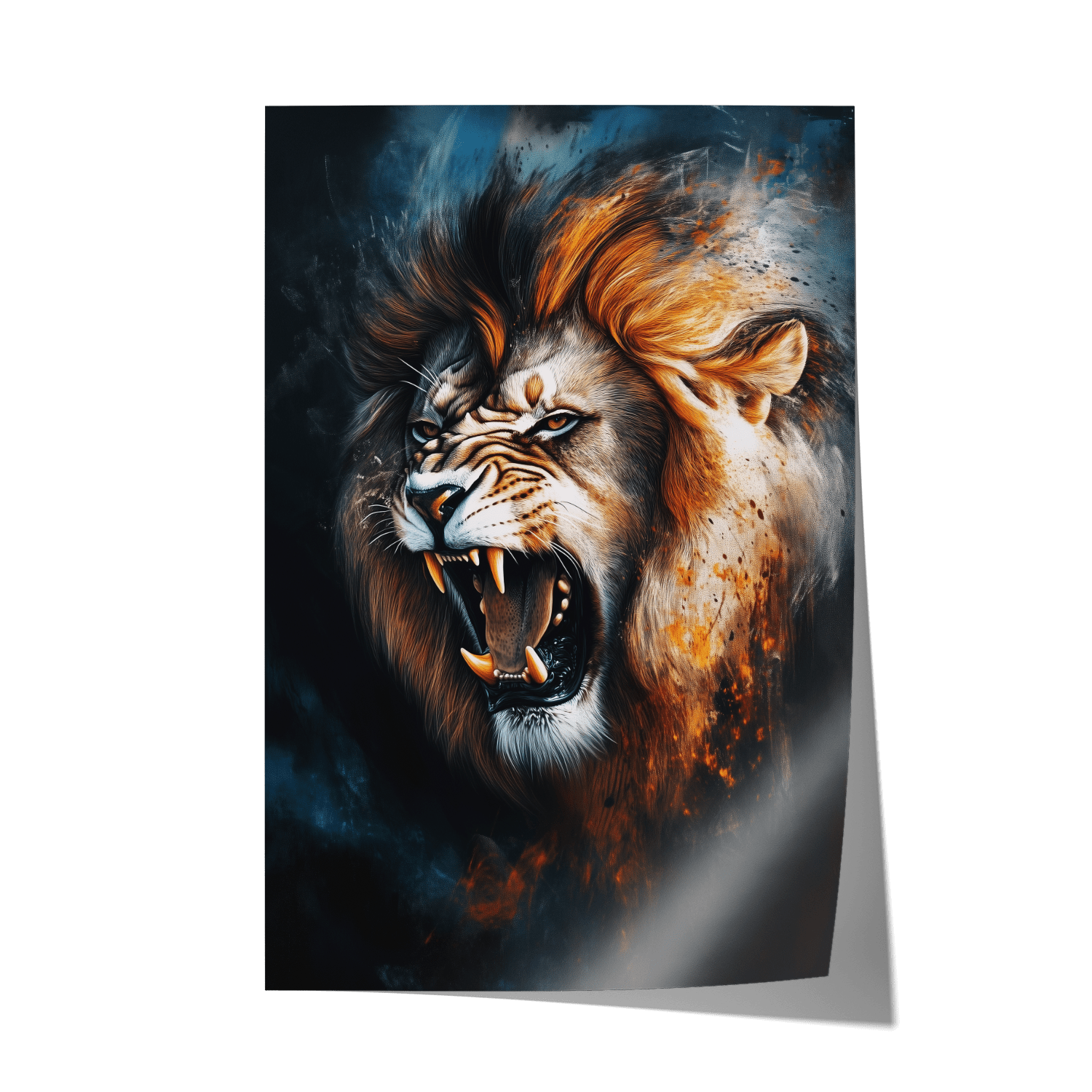 ROAR OF THE WILD*Papier*40x60*Papier*Kunstwerk*Masculina.nl