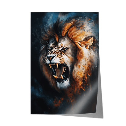 ROAR OF THE WILD*Papier*40x60*Papier*Kunstwerk*Masculina.nl
