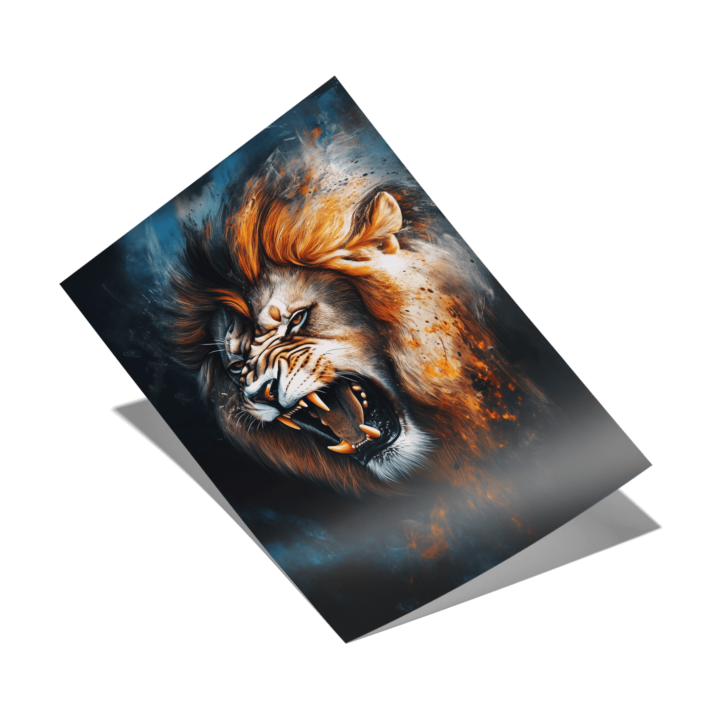 ROAR OF THE WILD*Papier*40x60*Papier*Kunstwerk*Masculina.nl