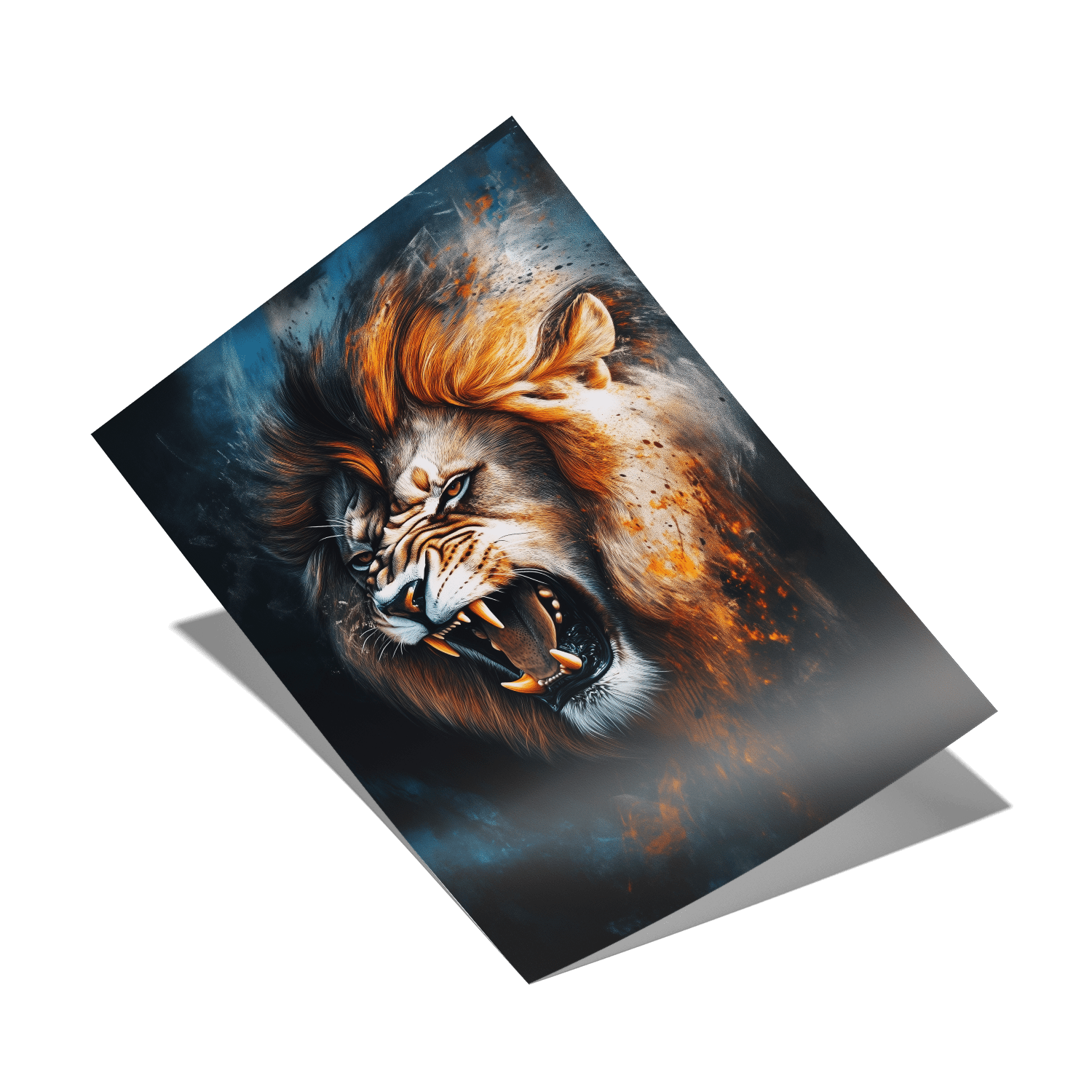 ROAR OF THE WILD*Papier*40x60*Papier*Kunstwerk*Masculina.nl