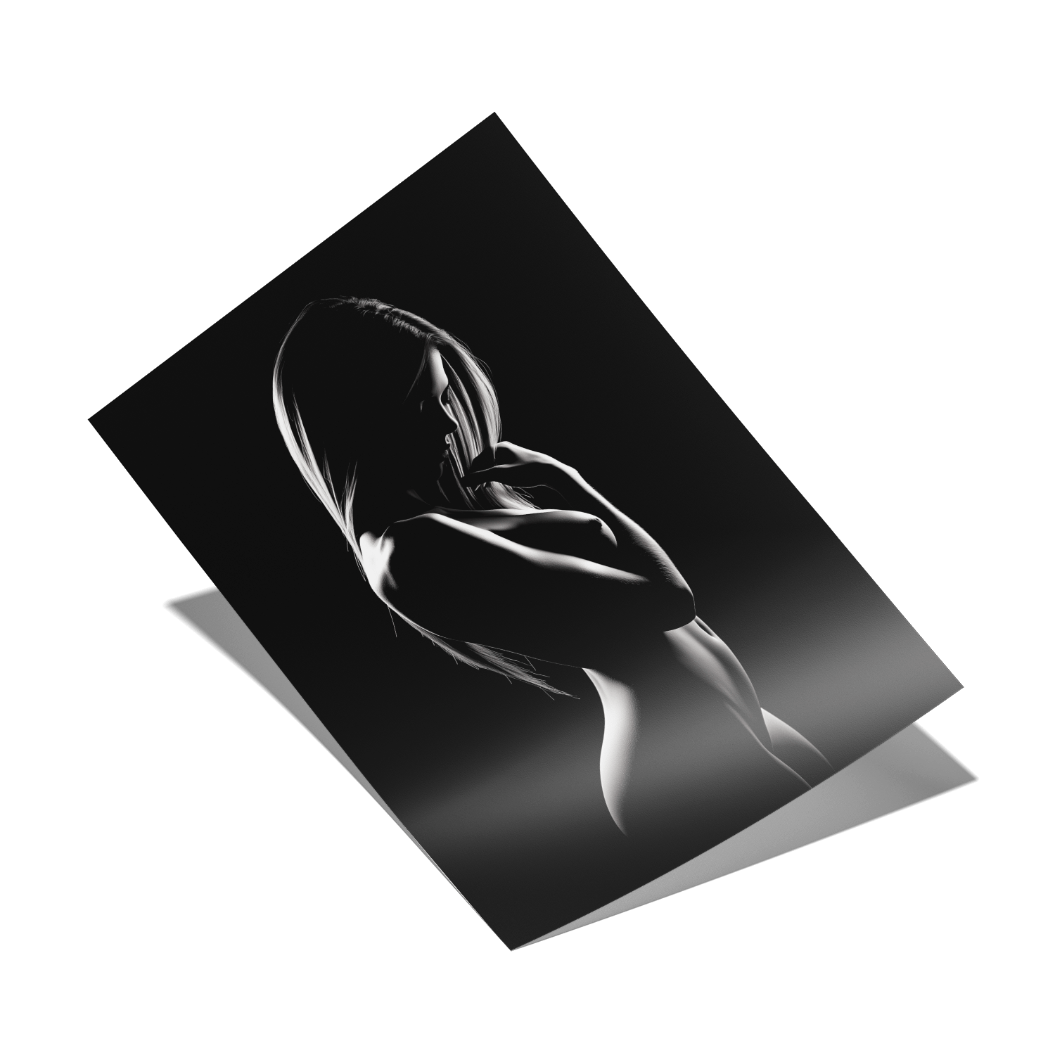 SHADOWPLAY I*Papier*40x60*Papier*Kunstwerk*Masculina.nl