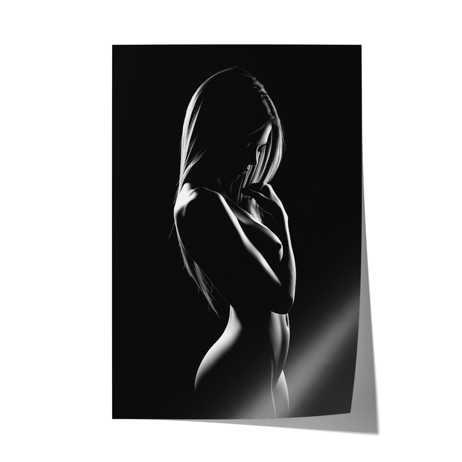 SHADOWPLAY I*Papier*40x60*Papier*Kunstwerk*Masculina.nl