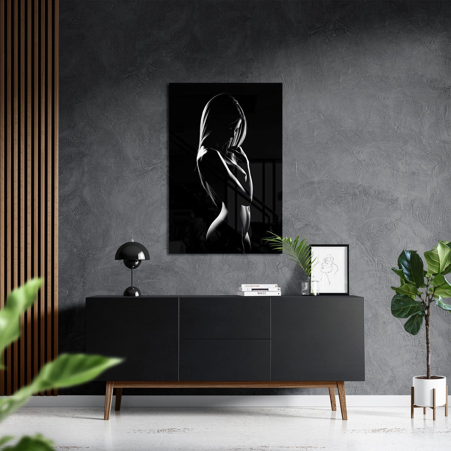 SHADOWPLAY I*Plexiglas*40x60*Plexiglas*Kunstwerk*Masculina.nl