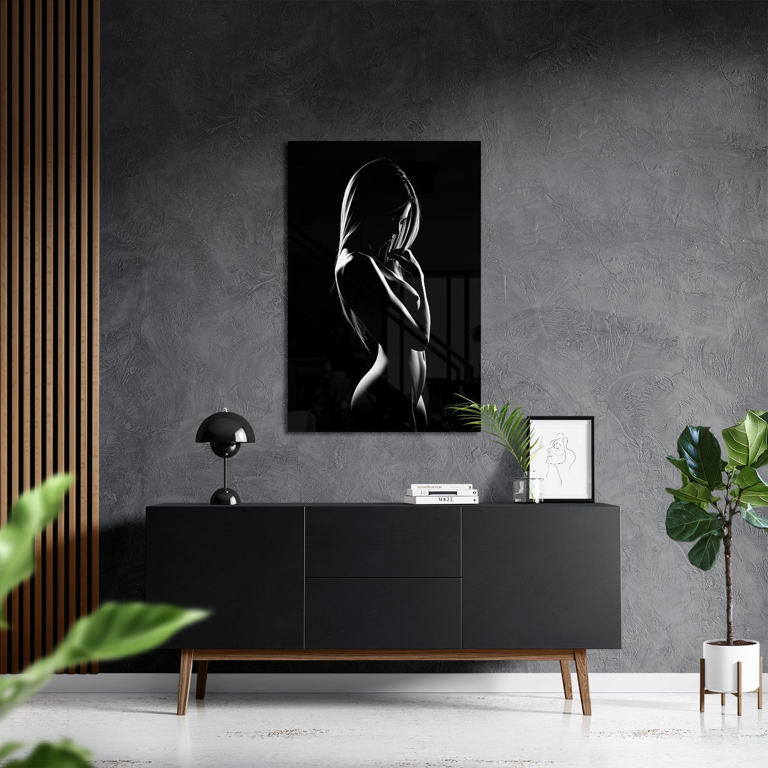 SHADOWPLAY I*Plexiglas*40x60*Plexiglas*Kunstwerk*Masculina.nl