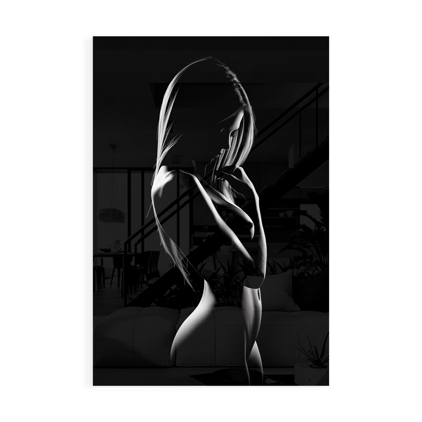 SHADOWPLAY I*Plexiglas*40x60*Plexiglas*Kunstwerk*Masculina.nl
