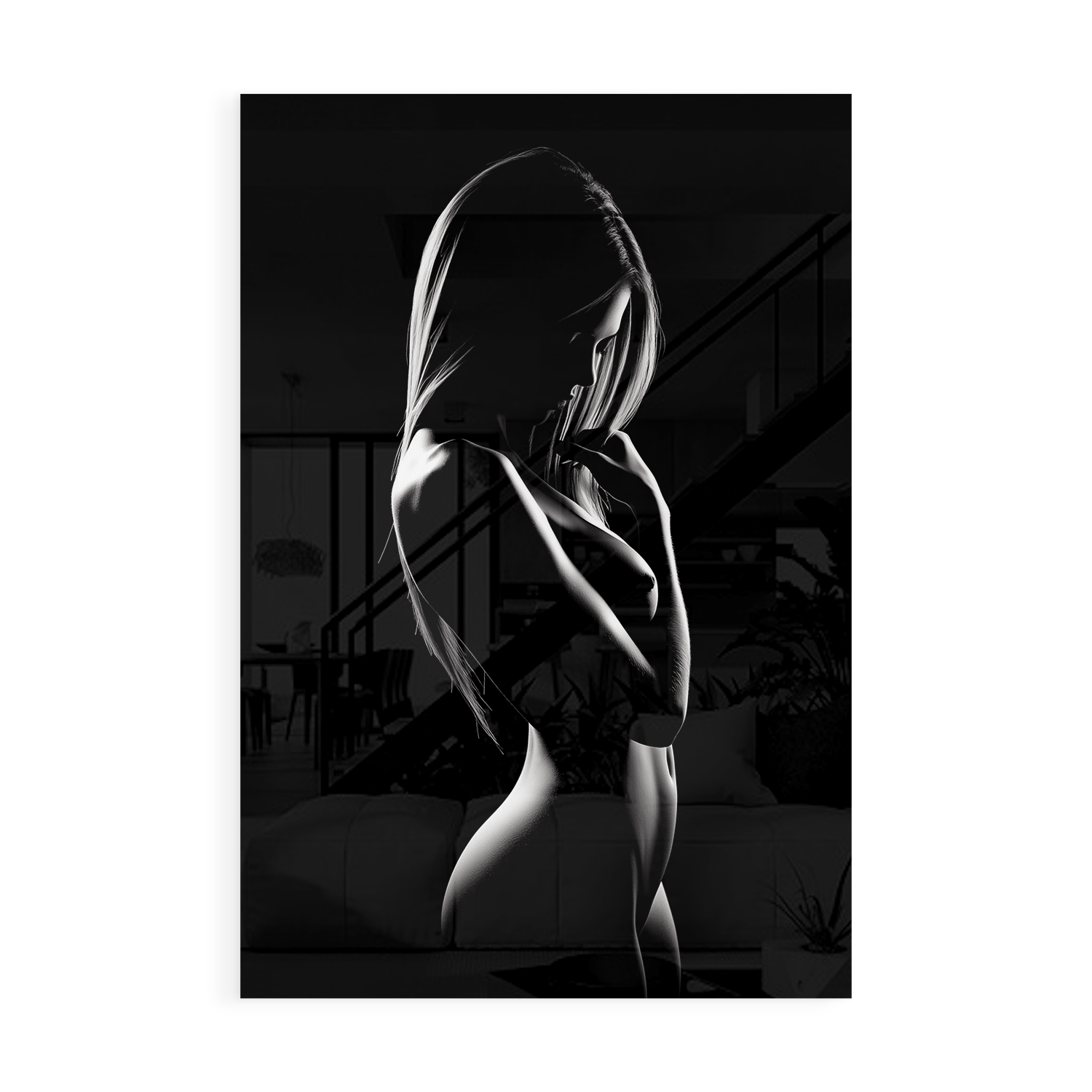 SHADOWPLAY I*Plexiglas*40x60*Plexiglas*Kunstwerk*Masculina.nl