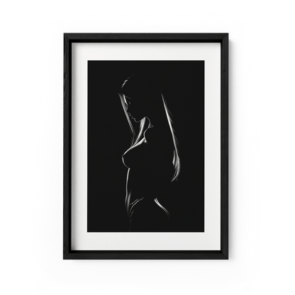 SHADOWPLAY II*Papier*40x60*Papier*Kunstwerk*Masculina.nl