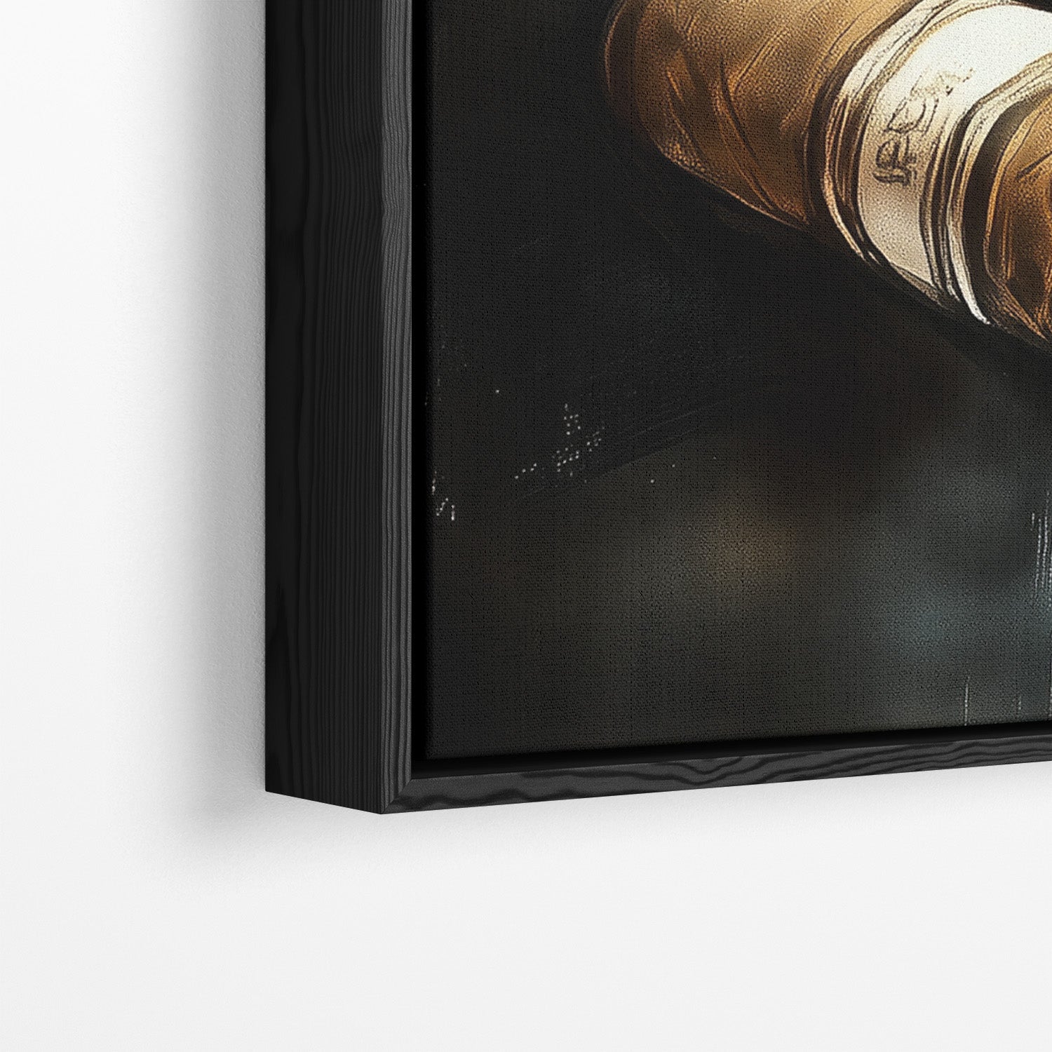 SMOKE AND OAK*Canvas*40x60*Baklijst*Kunstwerk*Masculina.nl