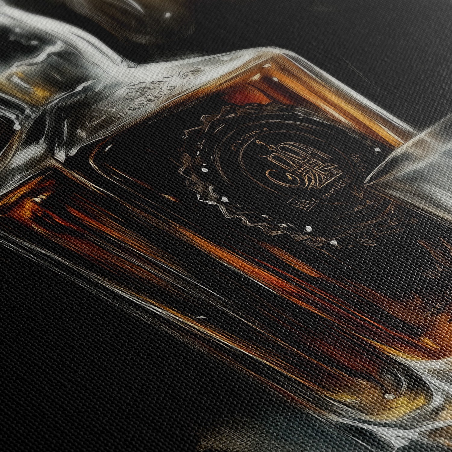 SMOKE AND OAK*Canvas*40x60*Canvas*Kunstwerk*Masculina.nl