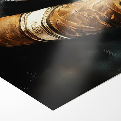SMOKE AND OAK*Papier*40x60*Papier*Kunstwerk*Masculina.nl