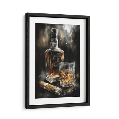 SMOKE AND OAK*Papier*40x60*Papier*Kunstwerk*Masculina.nl