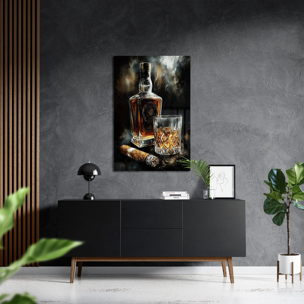 SMOKE AND OAK*Plexiglas*40x60*Plexiglas*Kunstwerk*Masculina.nl