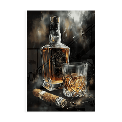 SMOKE AND OAK*Plexiglas*40x60*Plexiglas*Kunstwerk*Masculina.nl