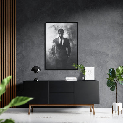 SMOKE & SMOKING*Canvas*40x60*Baklijst*Kunstwerk*Masculina.nl