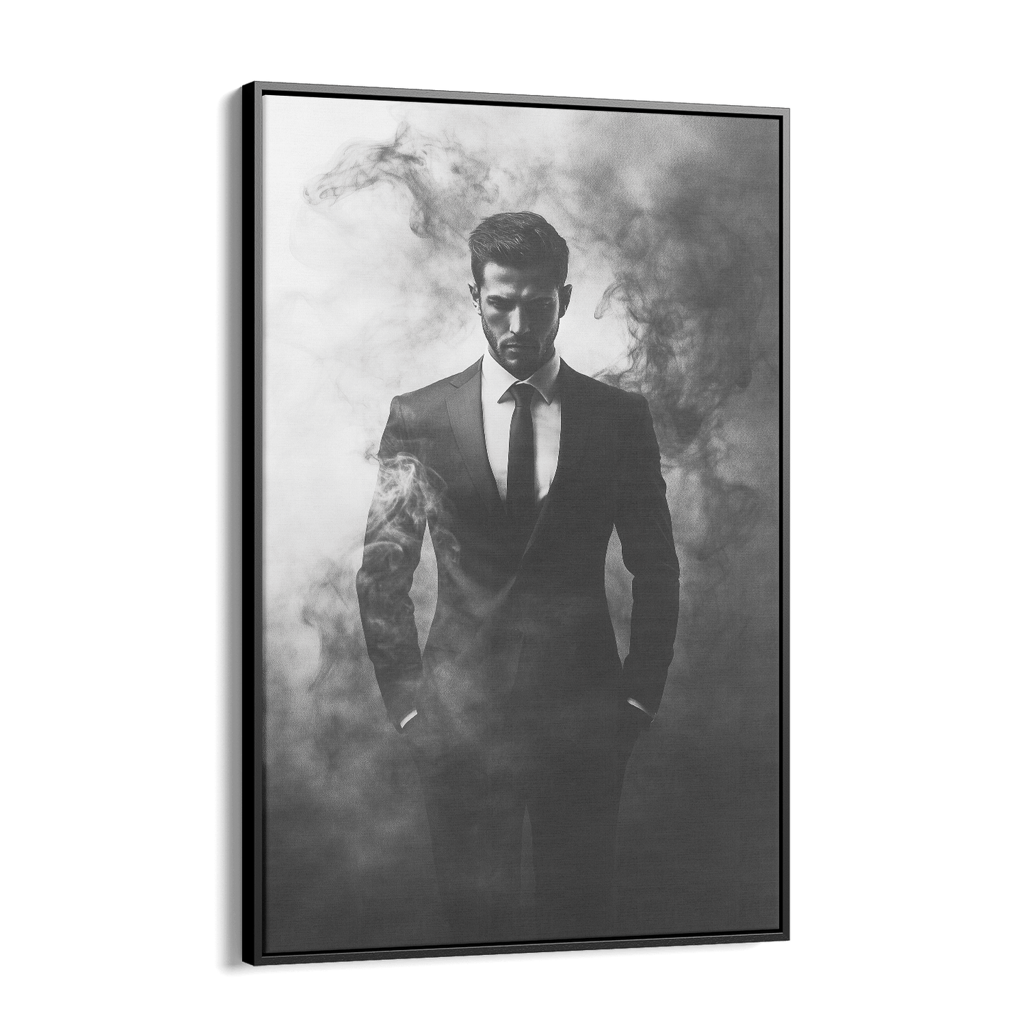 SMOKE & SMOKING*Canvas*40x60*Baklijst*Kunstwerk*Masculina.nl