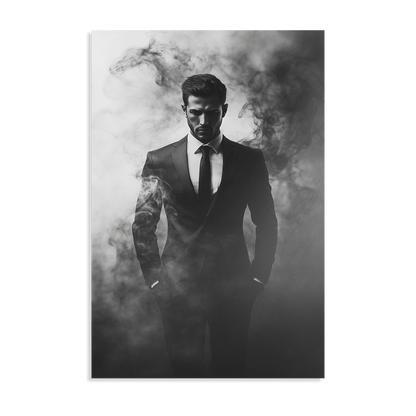 SMOKE & SMOKING*Dibond*40x60*Dibond*Kunstwerk*Masculina.nl