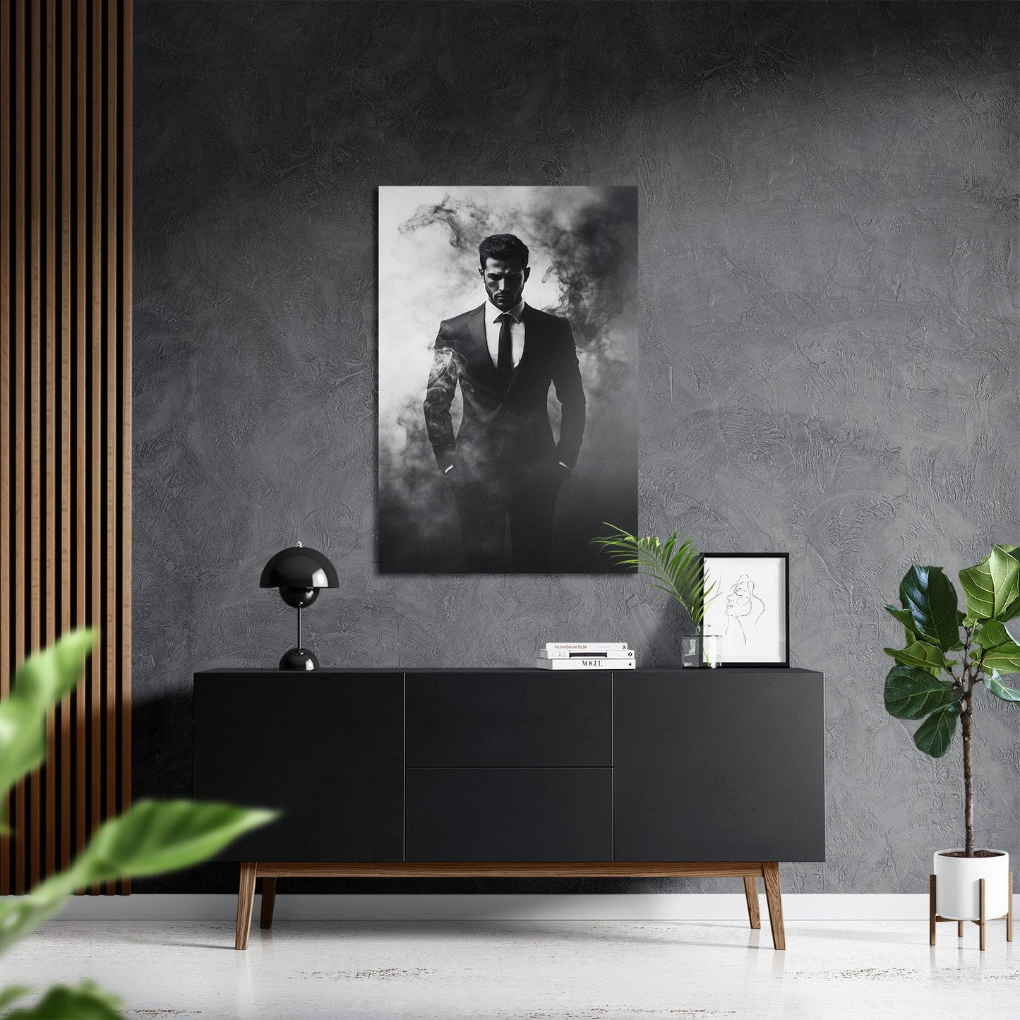 SMOKE & SMOKING*Dibond*40x60*Dibond*Kunstwerk*Masculina.nl